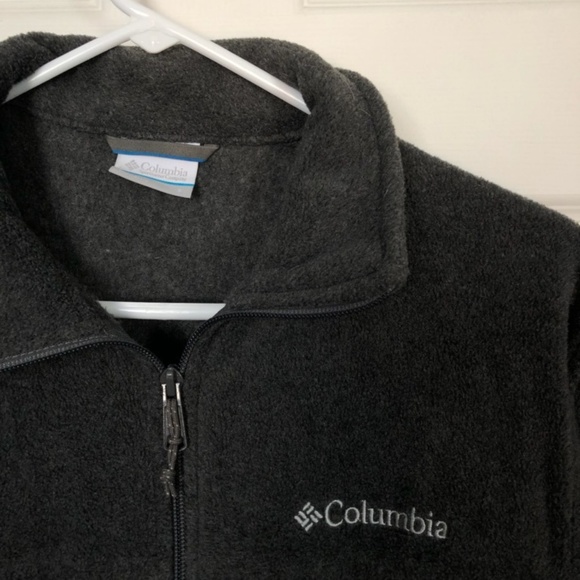 Grey Columbia Wool Zip Jacket size S - Picture 3 of 3